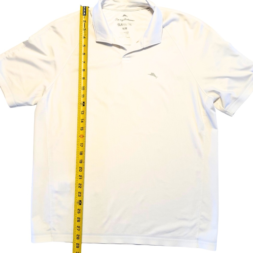 Tommy Bahama Men's IslandZone The Emfielder Polo in White M - Picture 4 of 6